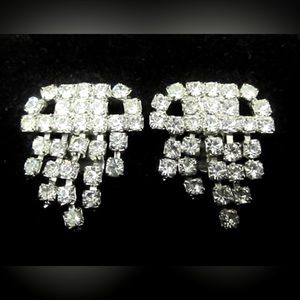 VINTAGE art deco shoe clips signed SGDOR